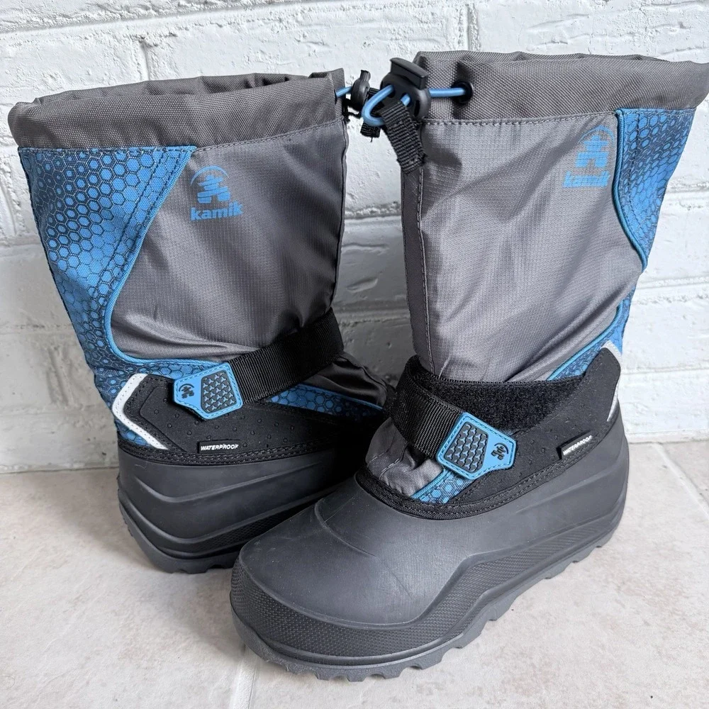 Kamik Boys‎ Snowfall P2 Winter Boot Rated to -40C. LNWOT Boys Size 7