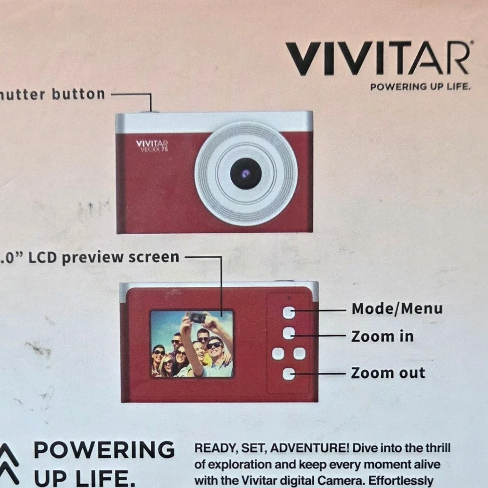 Vivitar rechargeable digital