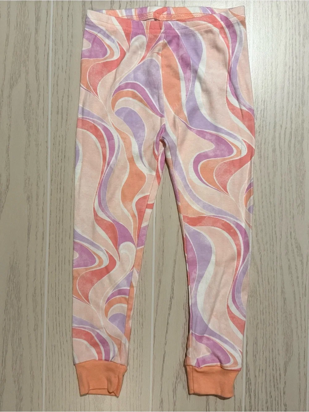 Carter’s Toddler Girls 4T 2pc‎ Pajama Set Peach Purple Swirl NWT