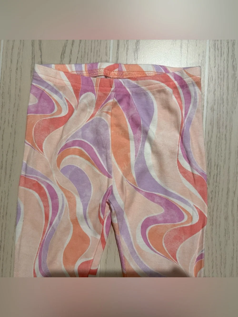 Carter’s Toddler Girls 4T 2pc‎ Pajama Set Peach Purple Swirl NWT