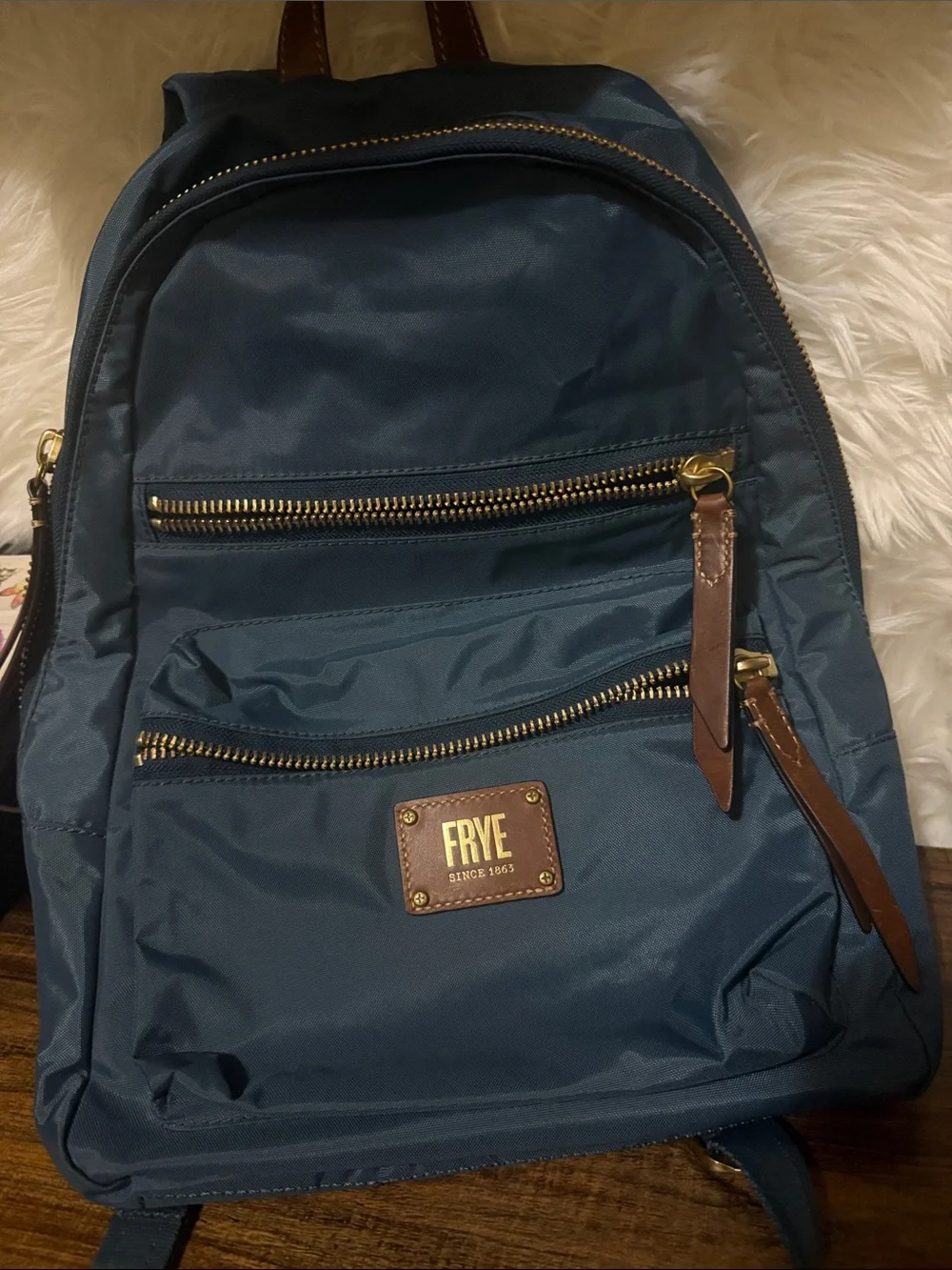 Frye carry tone leather