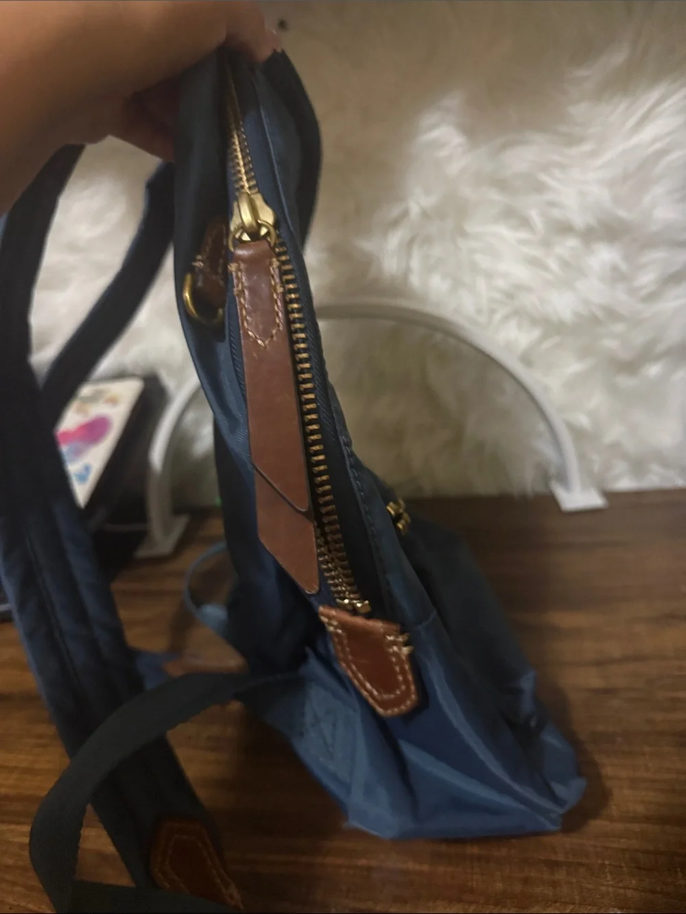 Frye gold nylon