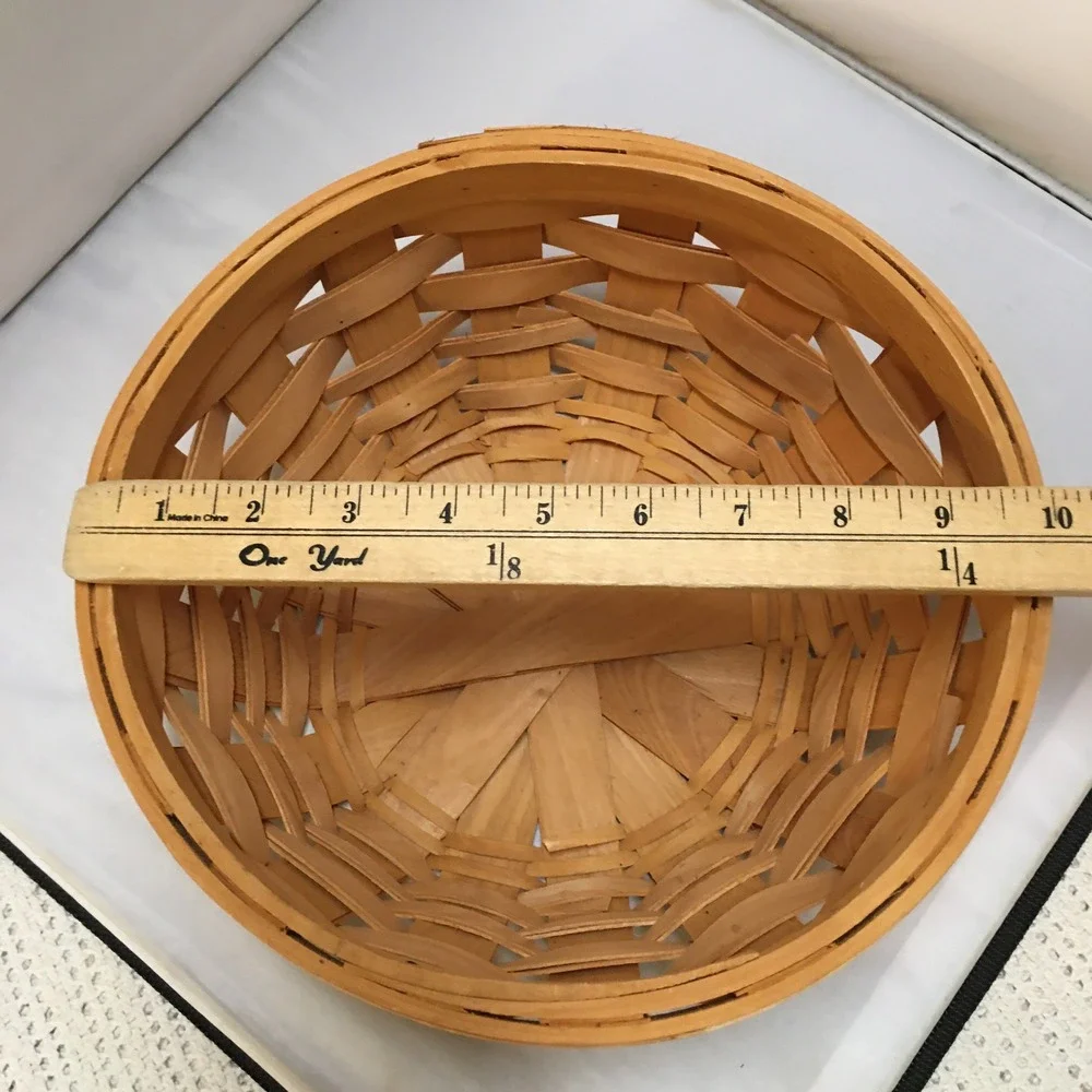 Woven Wood Basket Home Decor‎ 9.5