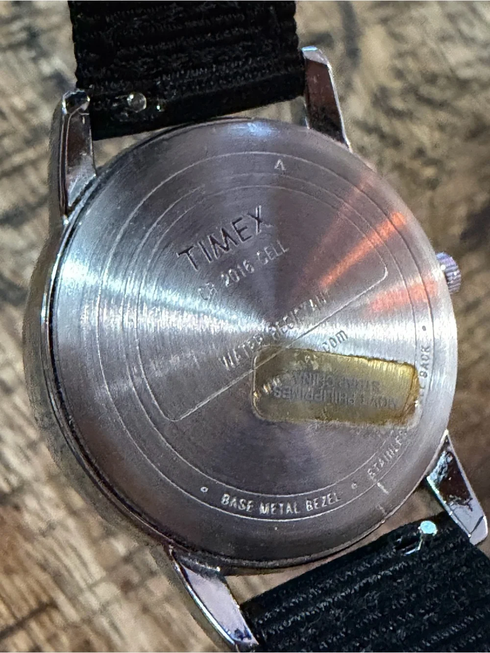 Timex Indiglo Men’s Watch - NEW Black Nylon Band + NEW Battery