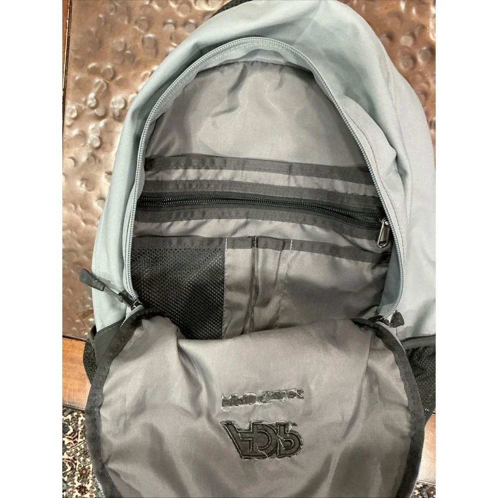 The North Face Groundwork Backpack, Gray, ADP Logo, Travel, School, Hike