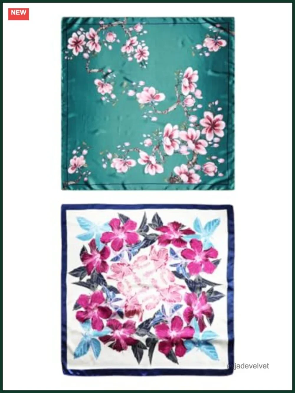 SATIN HEAD SCARF for Women 35x35 Silk Feel Hair Wrap Bandana Neck Scarf