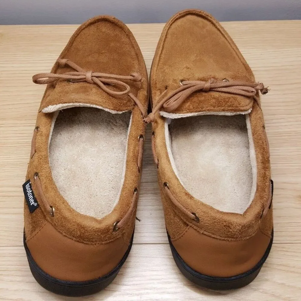 isotoner slippers mens