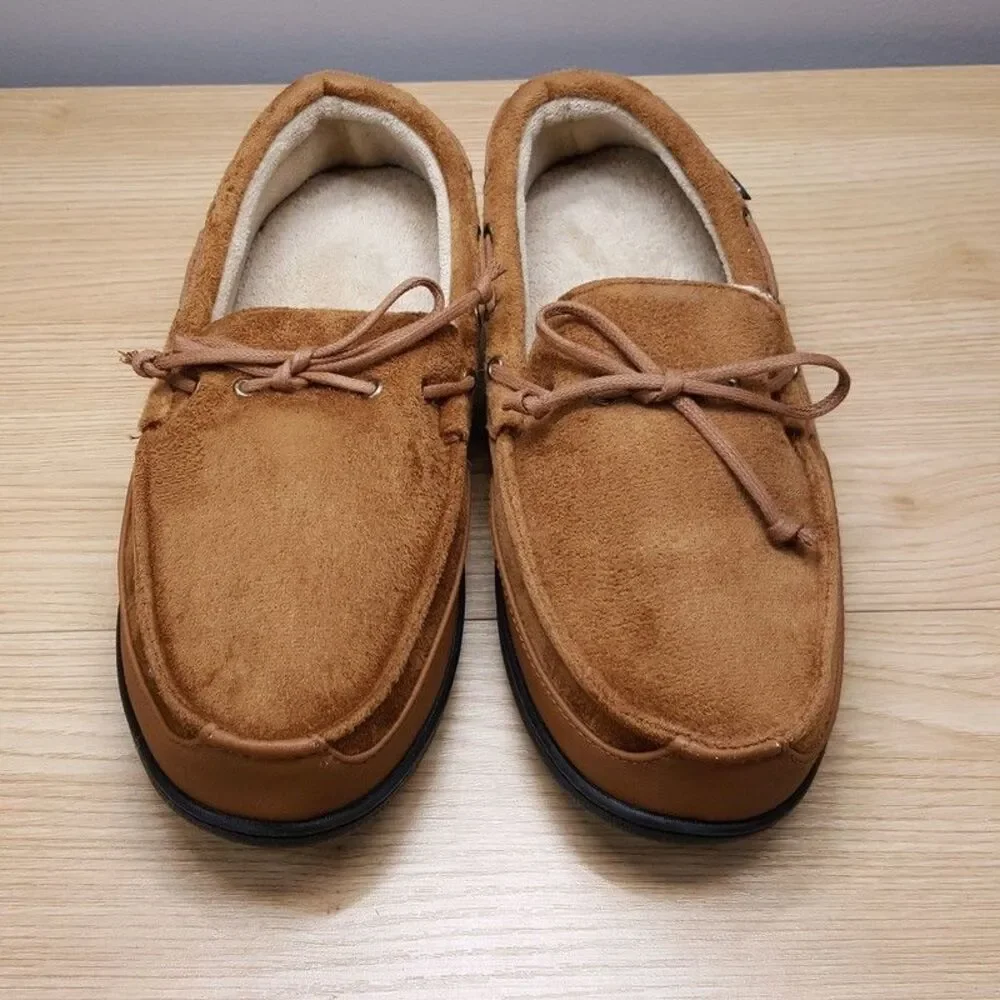 isotoner slippers mens
