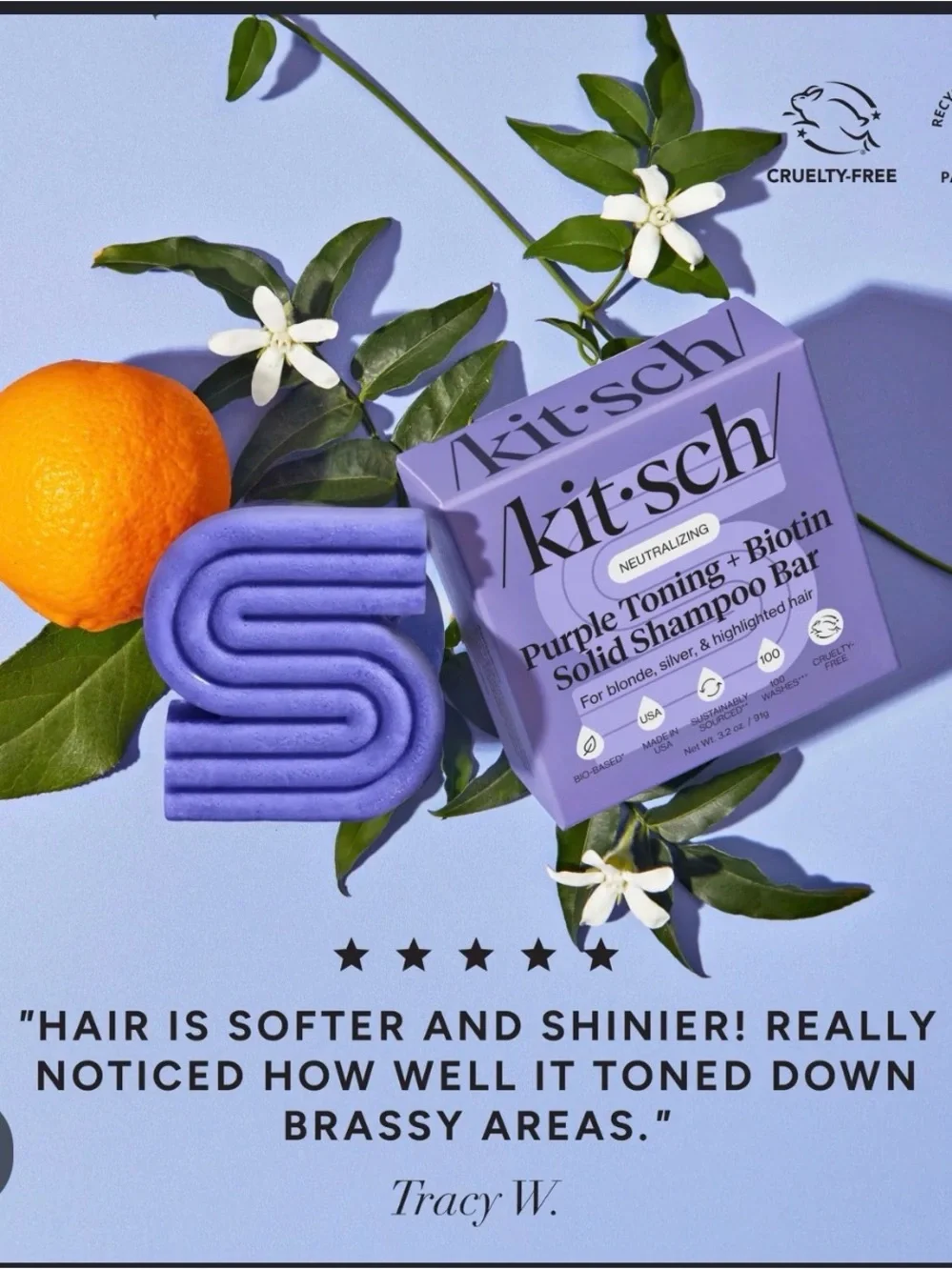 Kitsch neutralizing purple