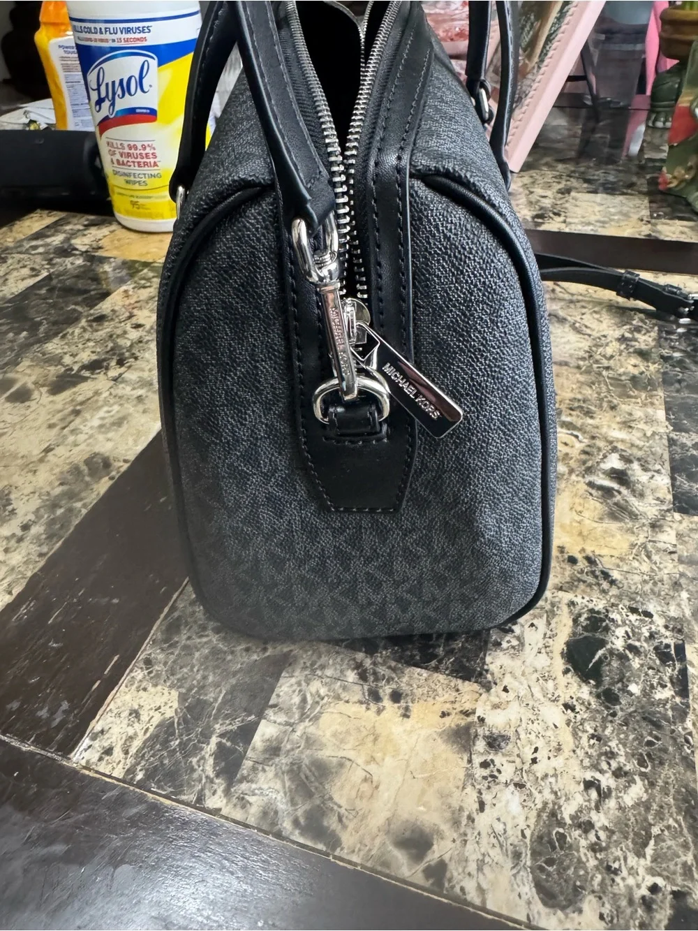 Michael Kors structured duffel