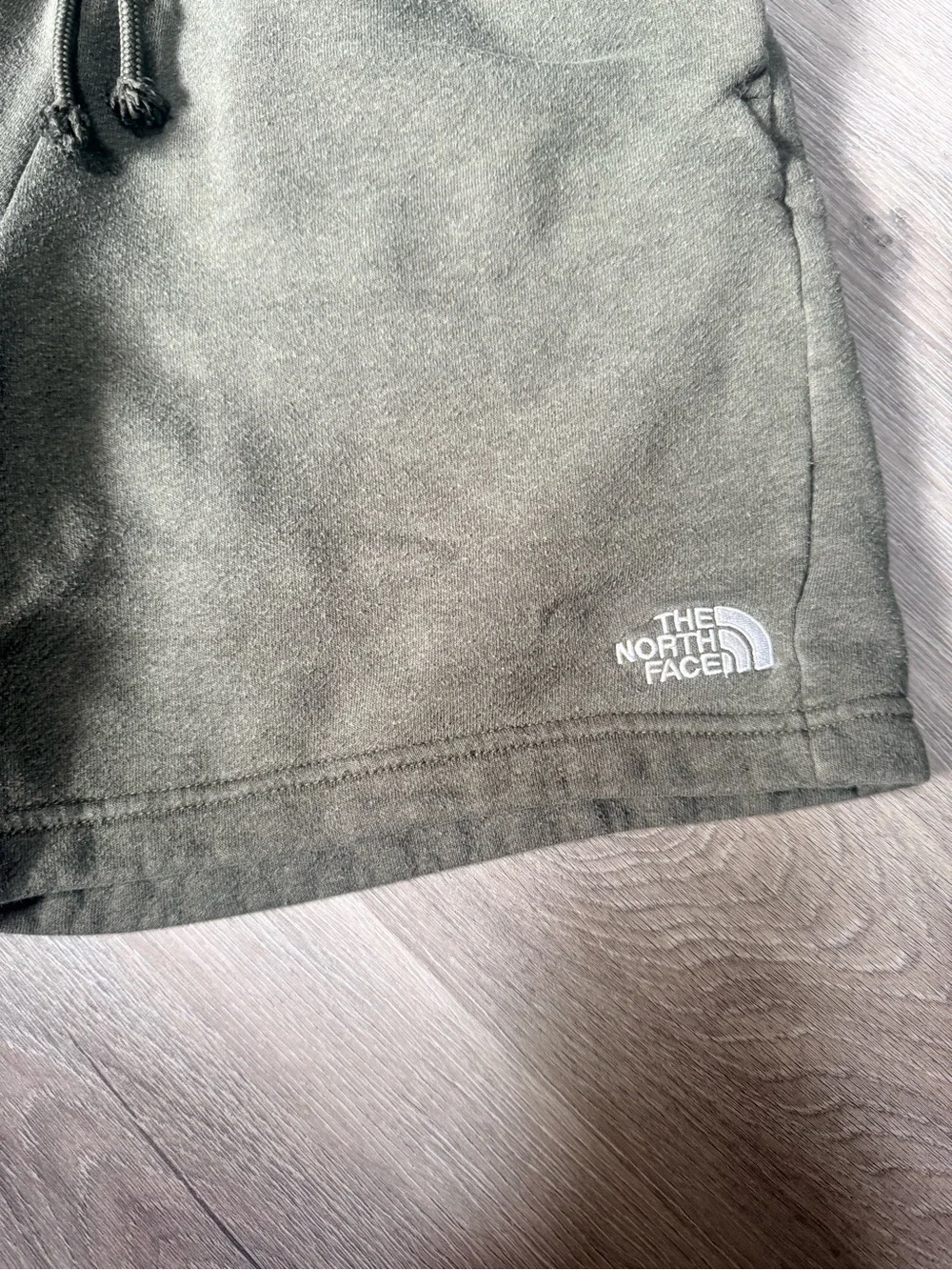 The North Face Men’s Olive Shorts with Drawstring