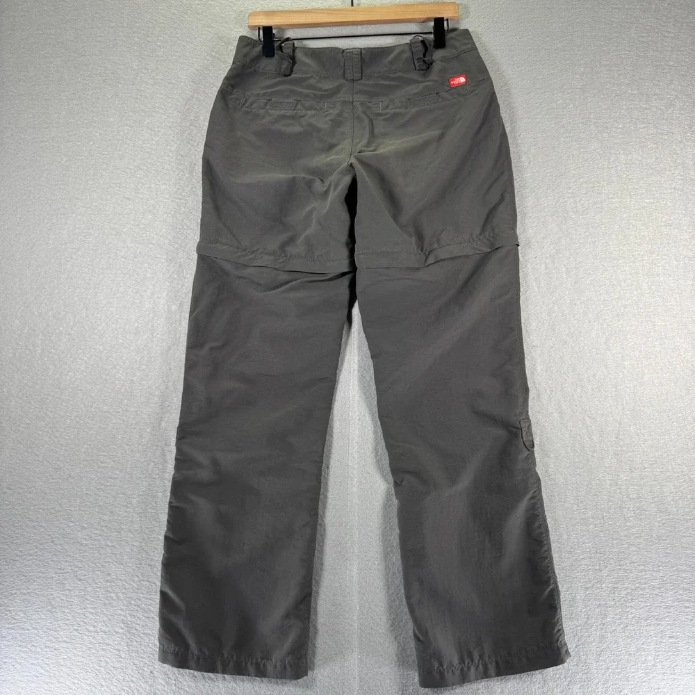 The North Face Paramount Convertible‎ Cargo Pants Womens 10 Regular Gray Nylon