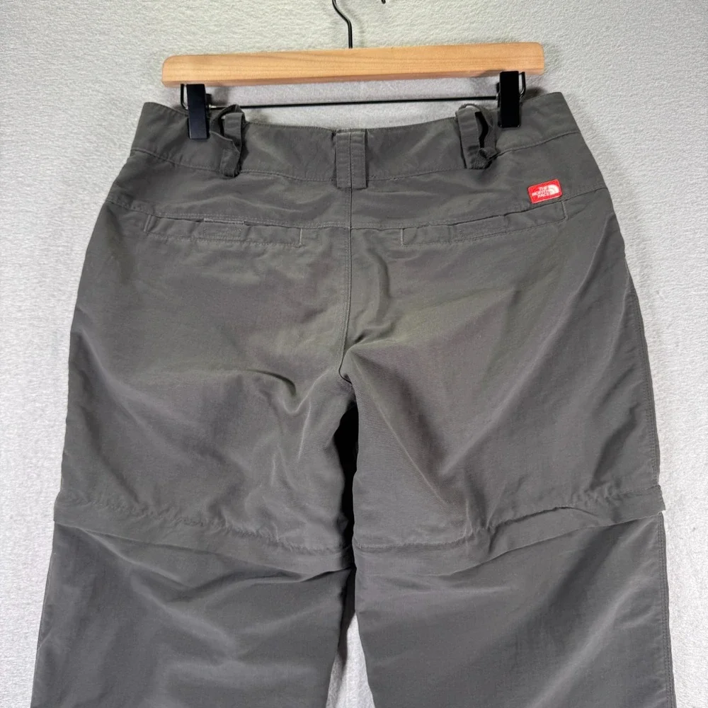 The North Face Paramount Convertible‎ Cargo Pants Womens 10 Regular Gray Nylon