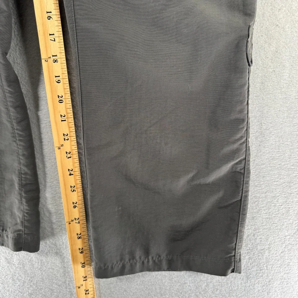 The North Face Paramount Convertible‎ Cargo Pants Womens 10 Regular Gray Nylon