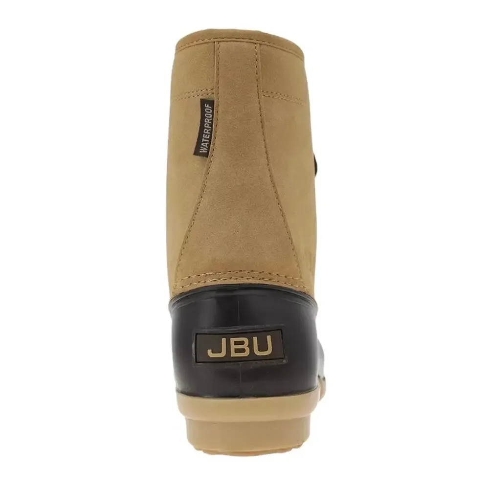 JBU Men's Maine Waterproof Duck Boots Tan Size 12