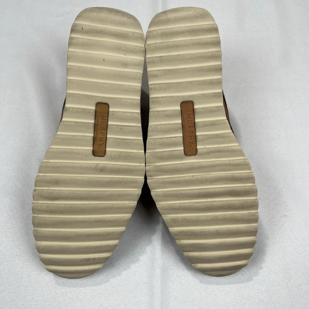 Johnston &‎ Murphy Mens Size 13 Tan Wingtip Casual Shoes 59-42115