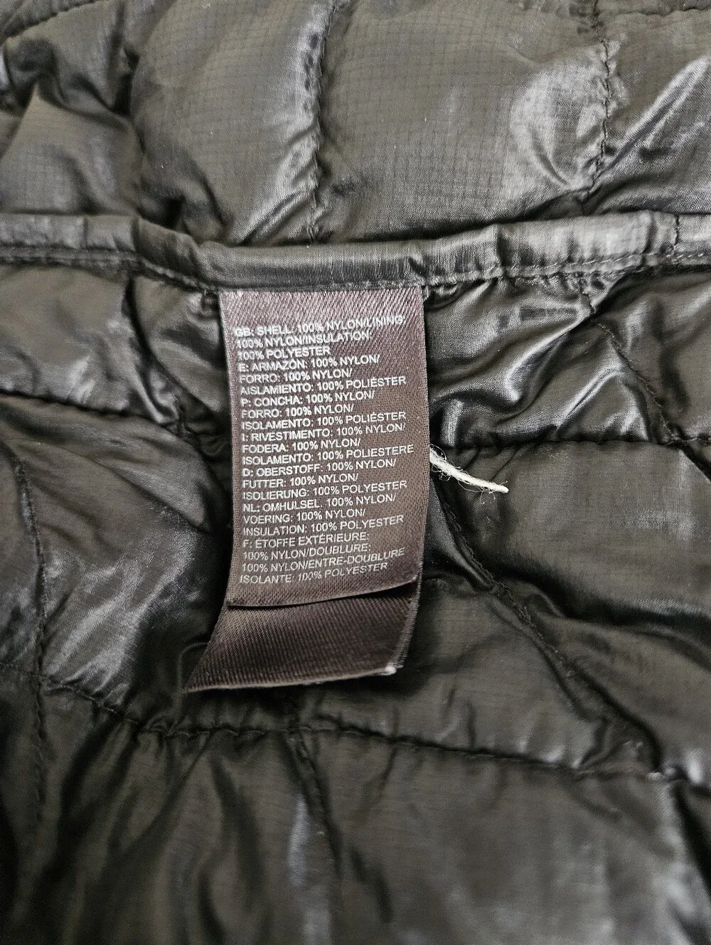 The North Face synthetic insulation
