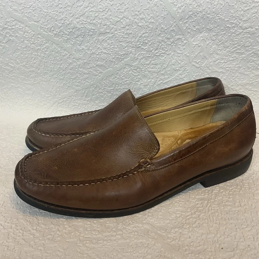 Johnston & Murphy dress #drivingloafers #cognacbrown