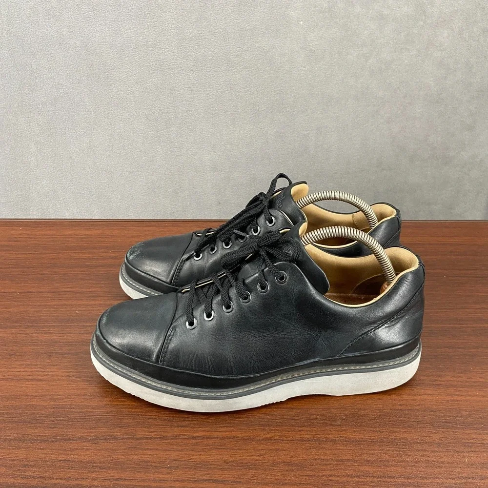 Samuel Hubbard Fast M1300-008 Mens 9 M‎ Dress Shoes Black Leather Lace Up Oxford