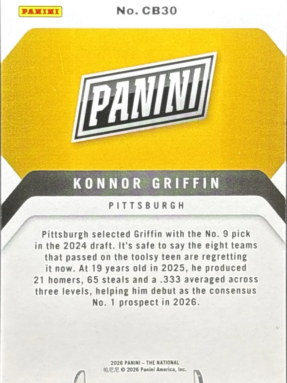 Panini vibrant trading