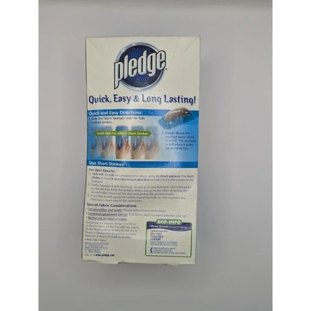 Pledge Fabric Sweeper for Pet Hair – Discontinued – New Unused