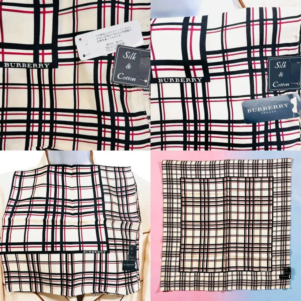 New Tag Men/Women   Burberry  Bandana /MiniScarf 23