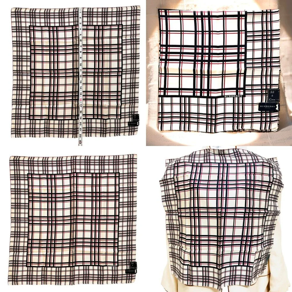 New Tag Men/Women   Burberry  Bandana /MiniScarf 23