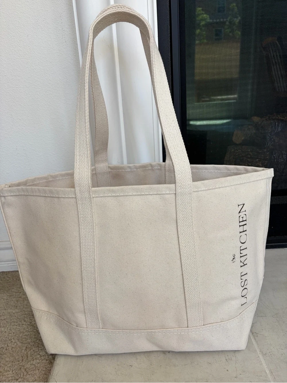 The lost kitchen Canvas Tote Bag in Natural