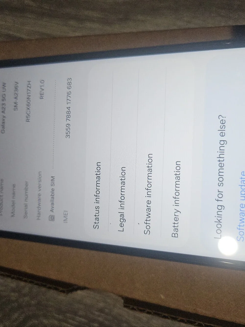 Samsung galaxy a23