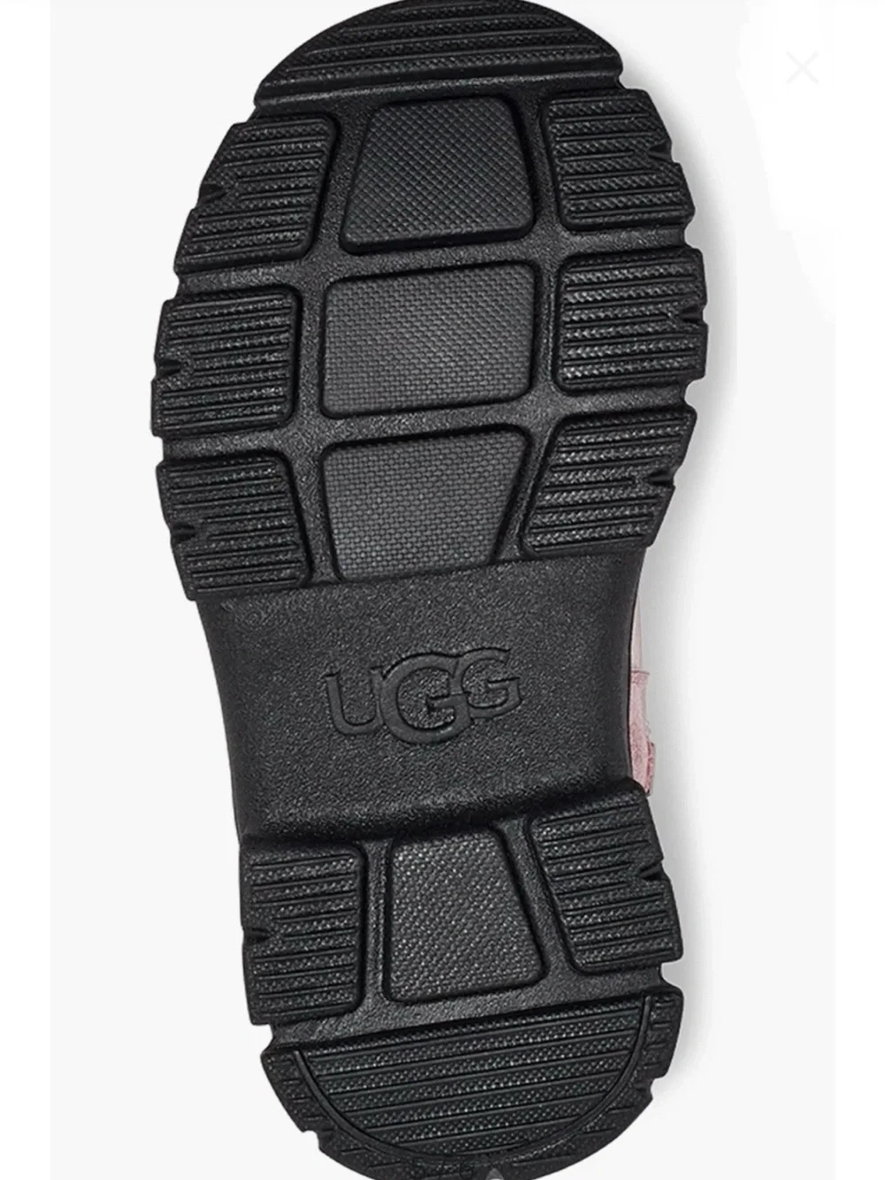 UGG Kids Glitter Pink Lace-Up Combat Boot