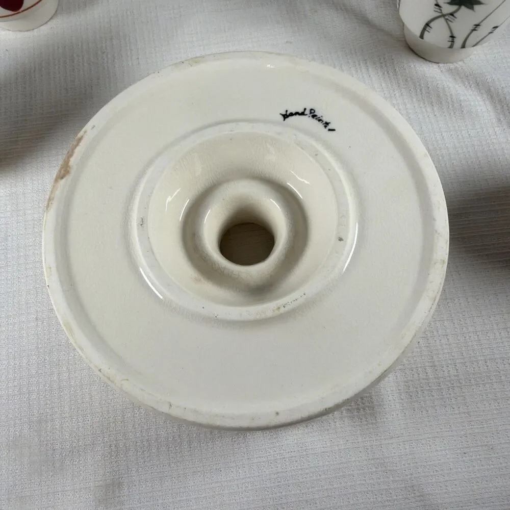 Nasco Japan ceramic stamped pot