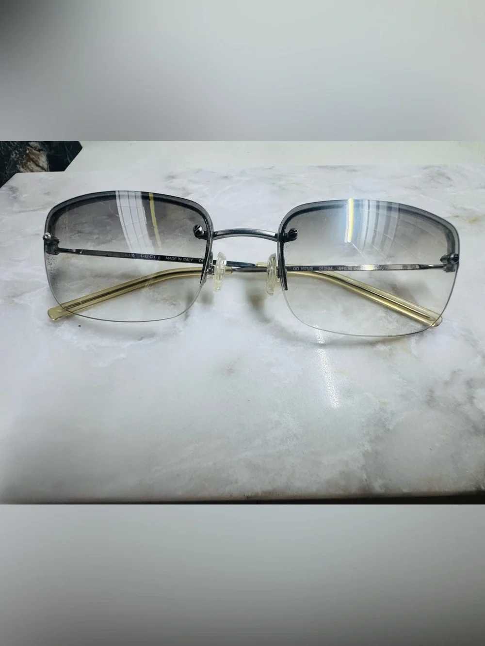 90s GUCCI Vintage Sunglasses rectangular square