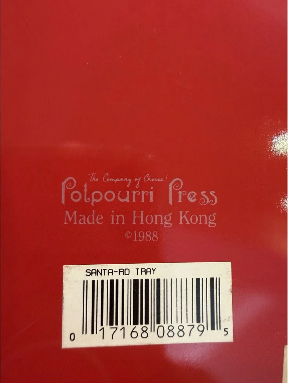 Potpourri Press measuring finish