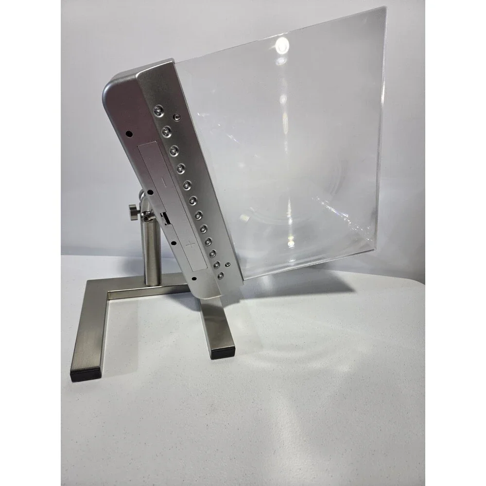 Daylight24 Full Page LED Lighted Cordless Desktop 3X Magnifier Hands Free