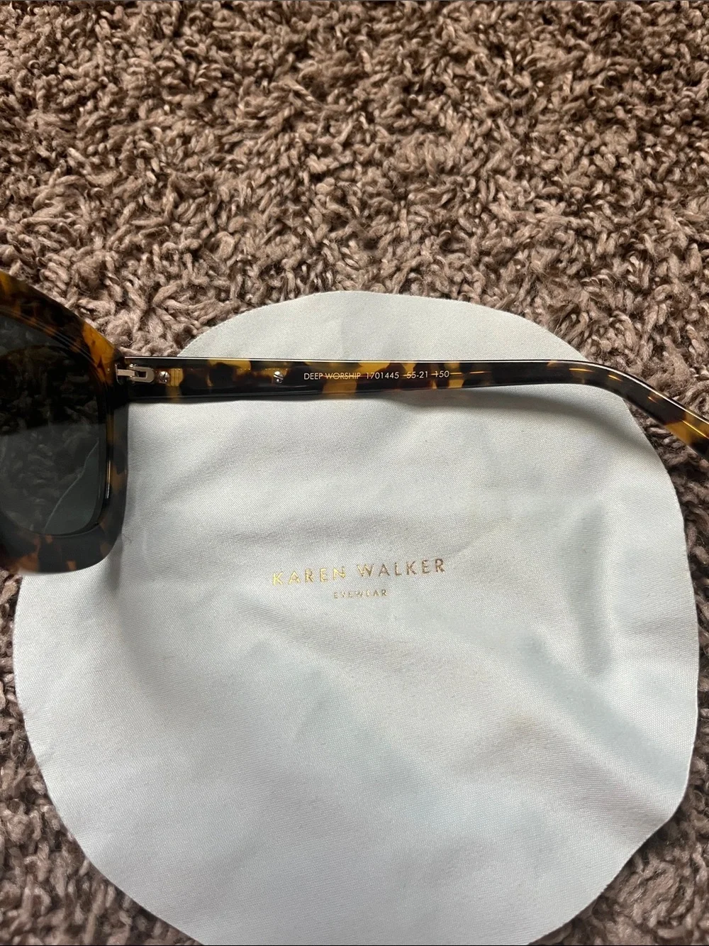Karen Walker bold tortoiseshell