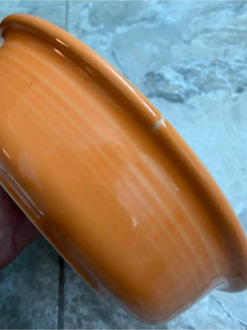 Fiestaware Tangerine Orange Classic Rim Cereal Bowl