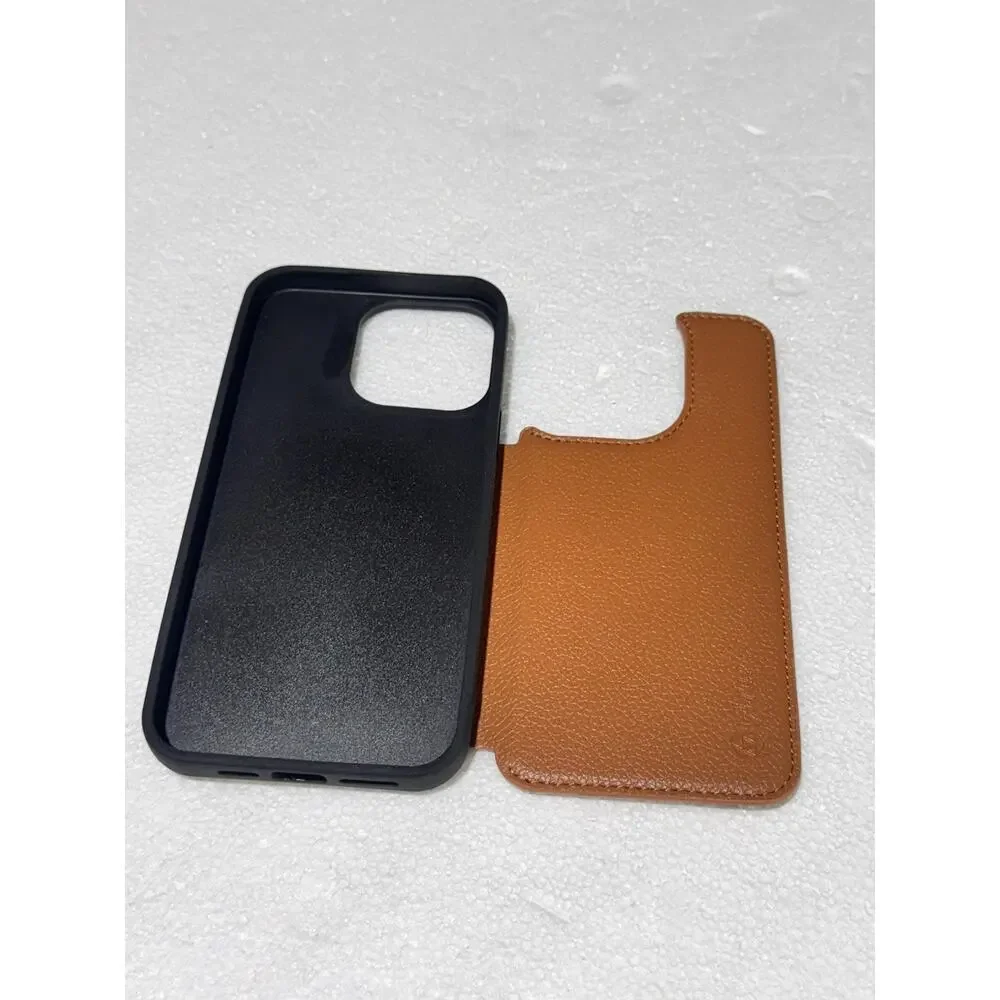 10x Magnetic Wallet Case Brown PU Leather Card Holder Stand Shockproof Arae 10pc