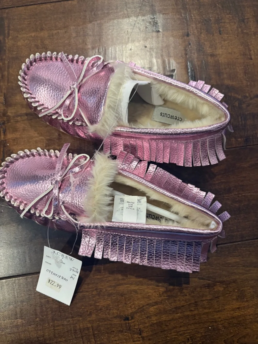 Jcrew slipper girls size K1 never worn