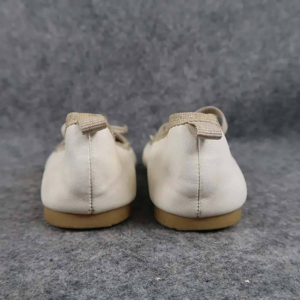 Cat & Jack Shoes Kids Toddler Girls 9 Ballet Flat Mary Jane Strap Slip On Bow
