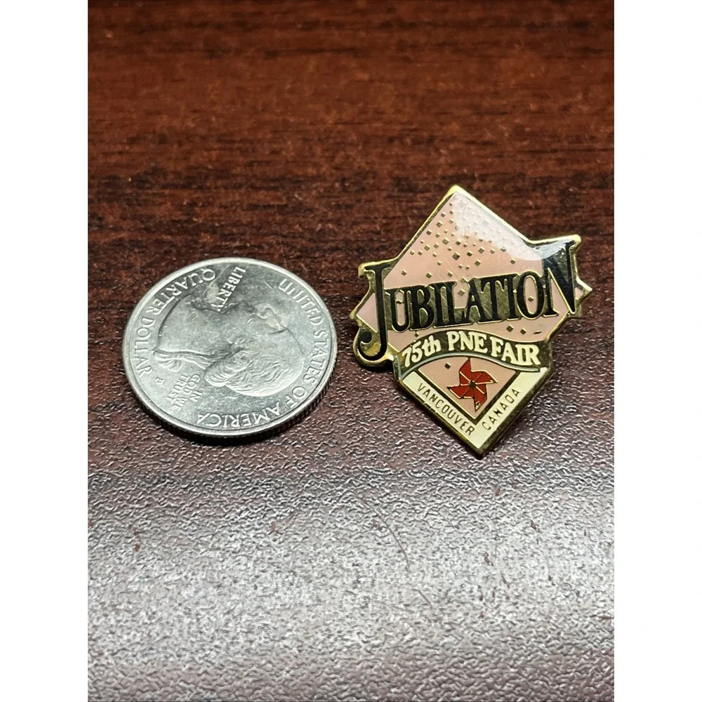 75th Pacific National‎ Exhibition Jubilation Vancouver Canada Lapel Hat Pin