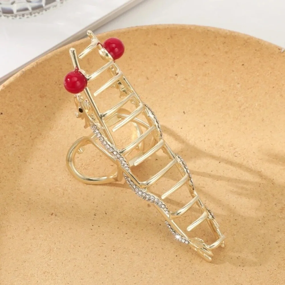 N/A gold rhinestone