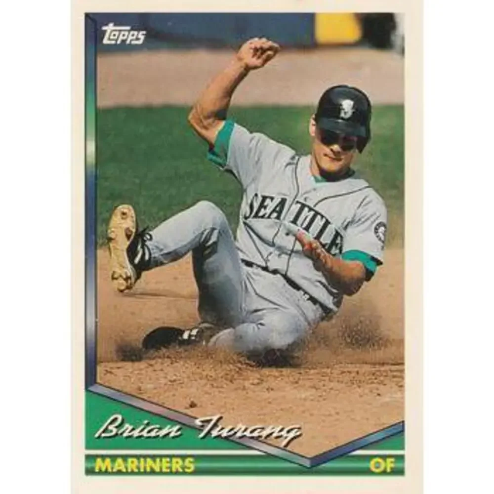 1994 Topps Brian Turang RC # 82 Seattle Mariners