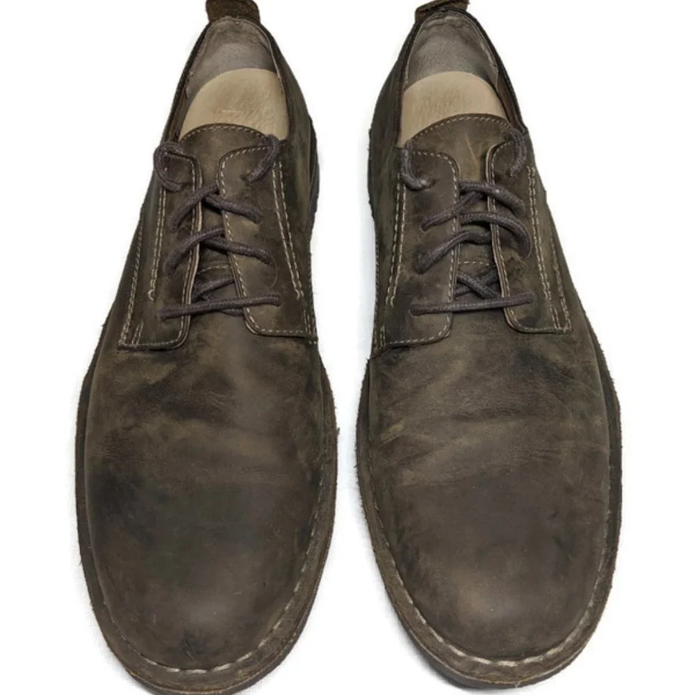 Clarks Leather Lace-Up Shoes