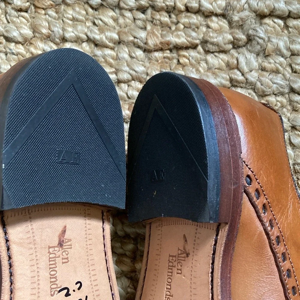 Allen Edmonds walnut leather