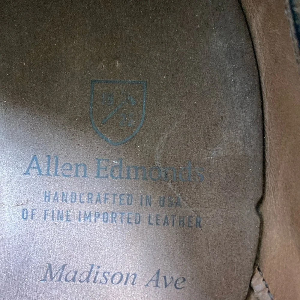 Allen Edmonds brown toe