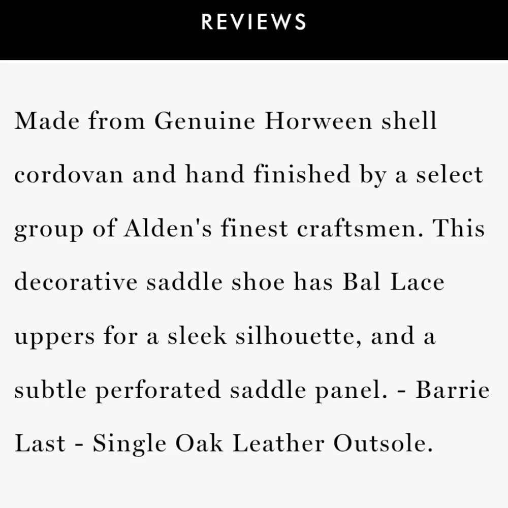 Alden aa outsole