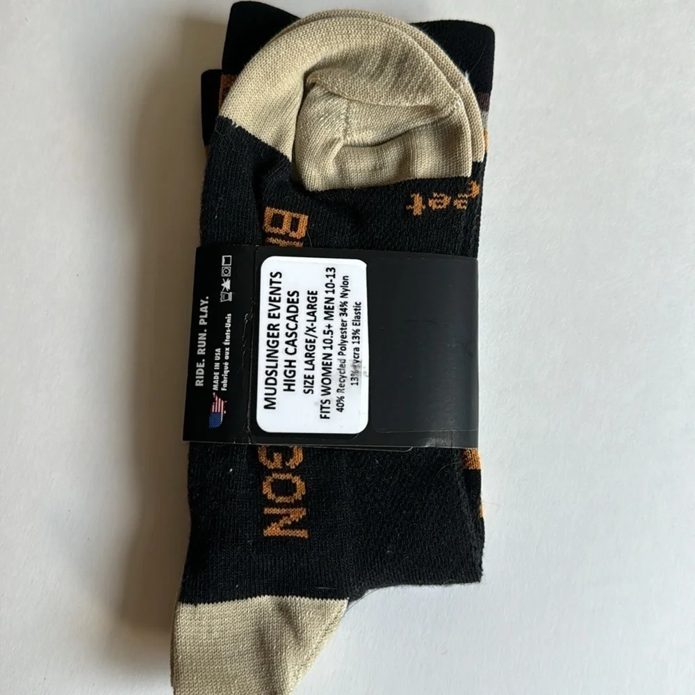 Defeet Socks M-10-13 W-10.5+ mudslinger events high cascades