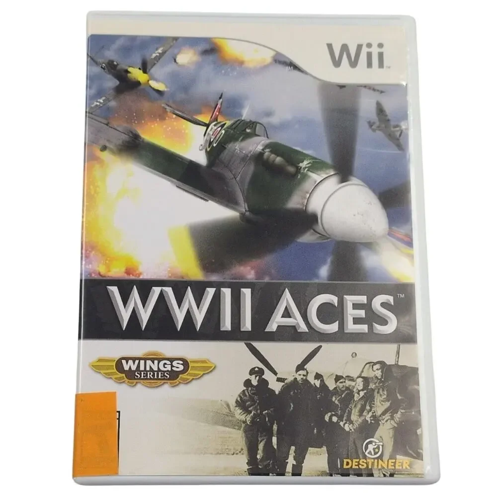 WWII Aces Nintendo Wii Video Game Flight Combat Multiplayer Tested Wings Series