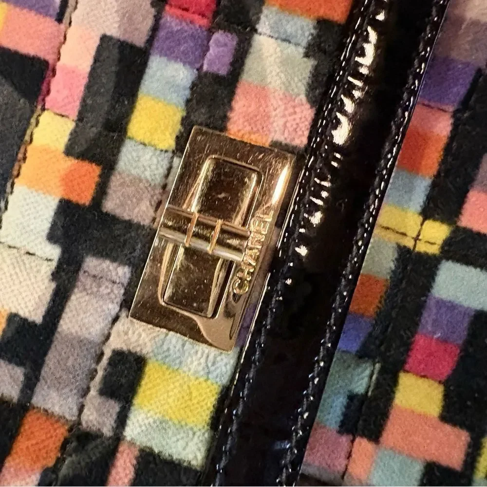 CHANEL multicolor geometric