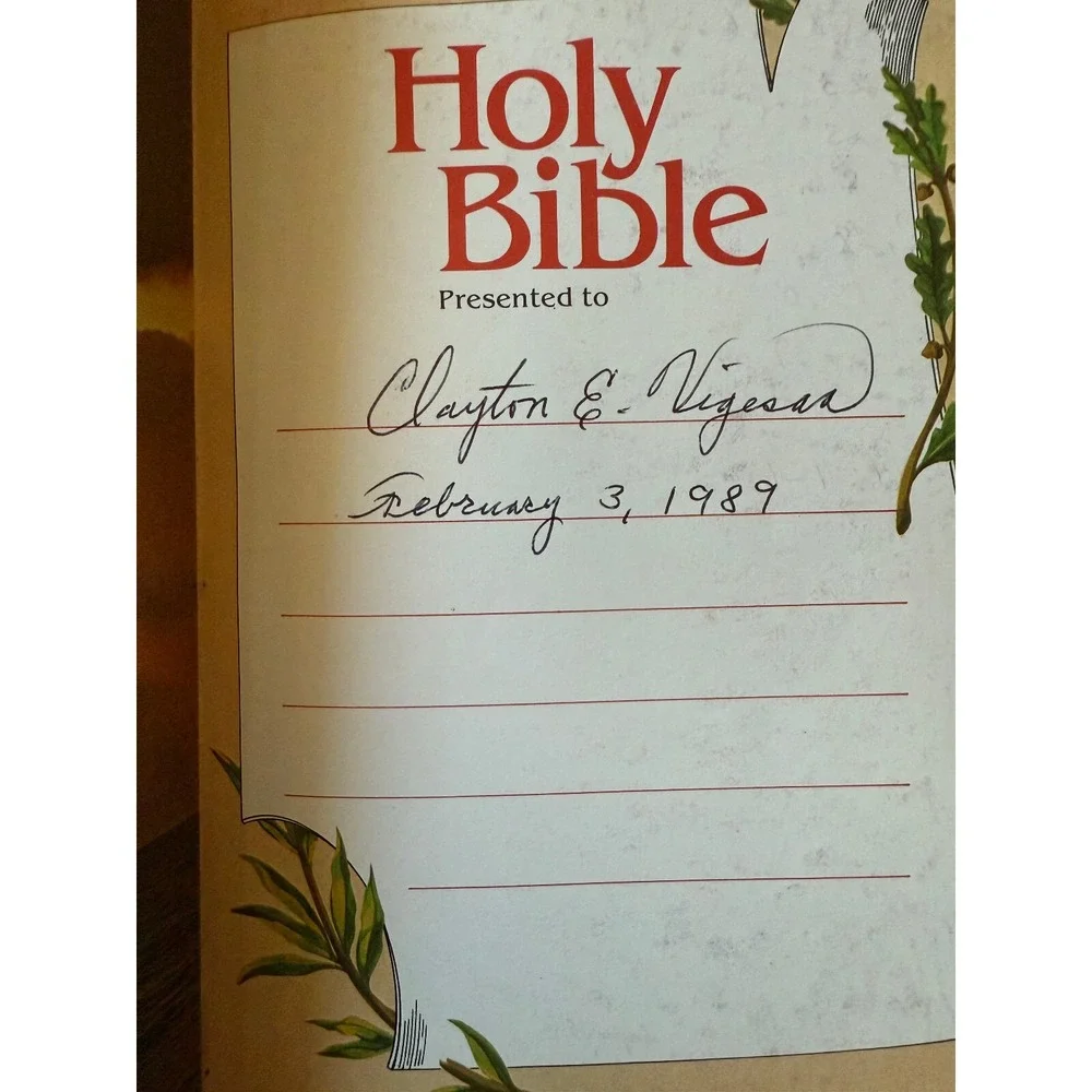 N/A holy bible